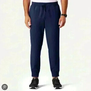 BRAND NEW WITH TAGS JAANUU Men's NAVY Osmo 8-Pocket Scrub Jogger MULTI SIZE